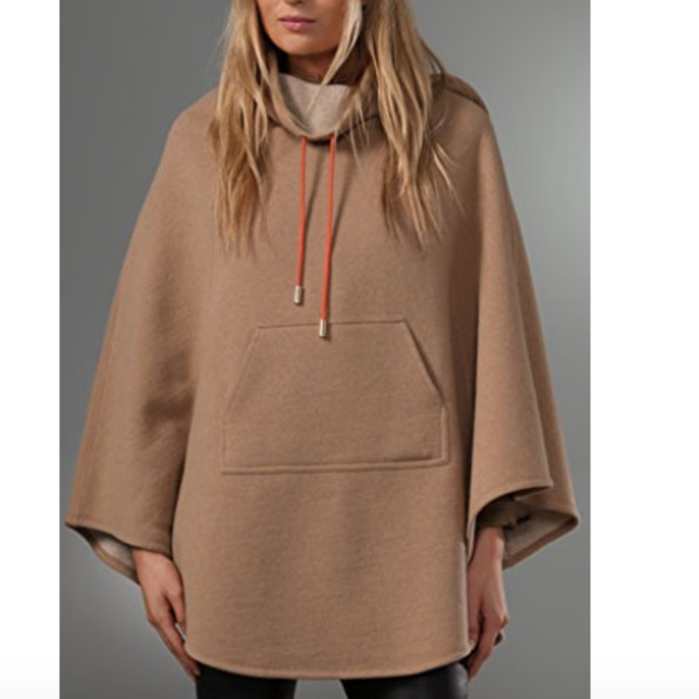 Tory Burch Vienna Wool Blend Poncho, medium